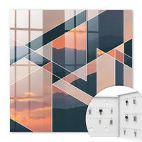 SCHLÜSSELBOX Weiß 30x30 cm – Türöffnung nach rechts - Bergwesten - Orange, Metall (30/30/5cm) - TULUP