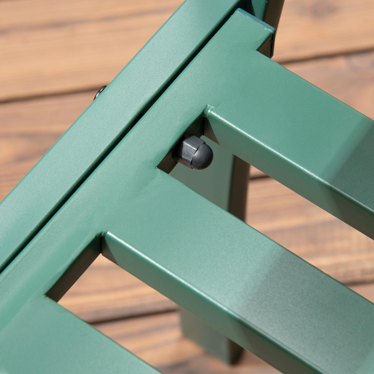 GARTENBANK 127x63x83 cm dunkelgrün - Dunkelgrün, Metall (127/83/63cm) - LEBENLANG