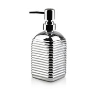 SEIFENSPENDER Tessa Silber 8/8/19.5 cm Glas - Silberfarben, Glas (8/19.5/8cm) - Mondex
