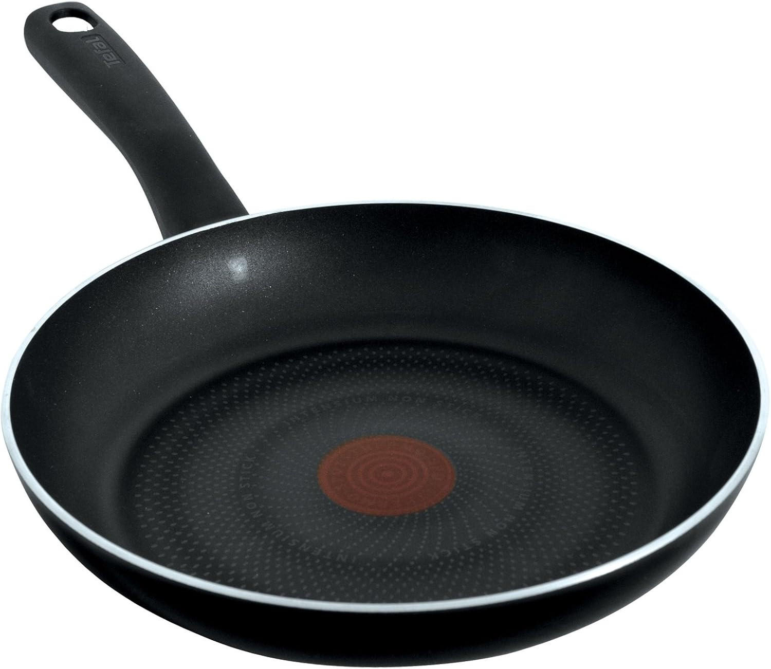 BRATPFANNE Intensium 28 cm Schwarz kratzfest Antihaftbeschichtung ofenfest - Schwarz, Metall (28cm) - Tefal