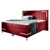 BOXBETT Tenosi 3 LED - Rot, Holz (180/200cm) - MIRJAN24