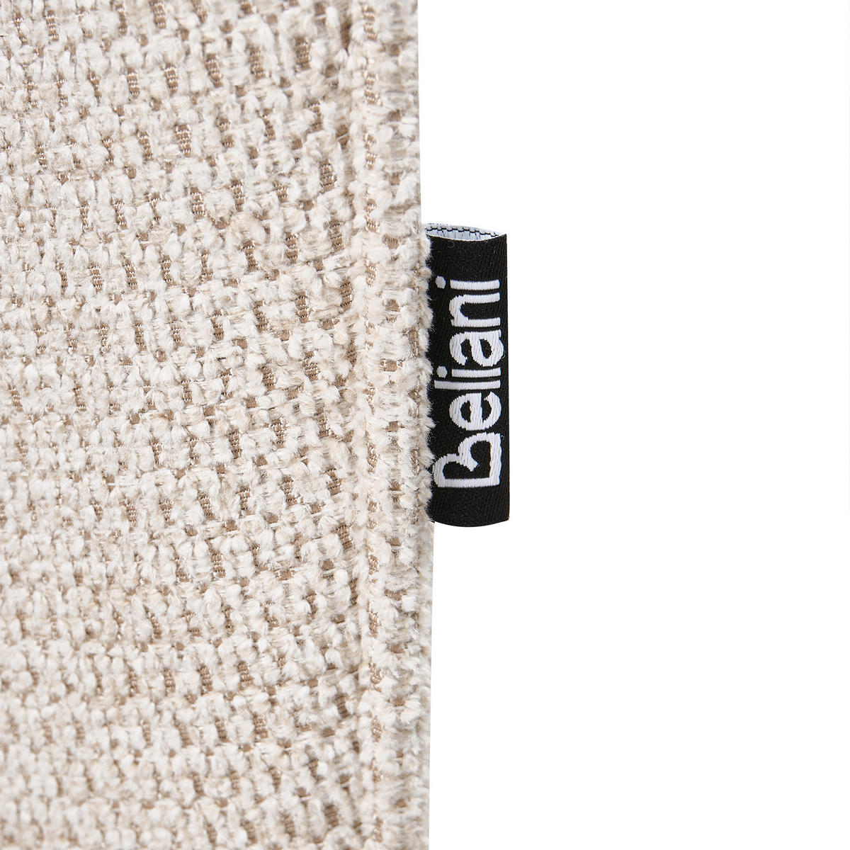 ESSZIMMERSTUHL 2er-Set drehbar Stoff Hellbeige Coso - Beige, Textil (64/84/64cm) - Beliani