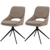 ESSZIMMERSTUHL Beige 2er-Set - Beige, Textil (55/87/55cm) - MCW