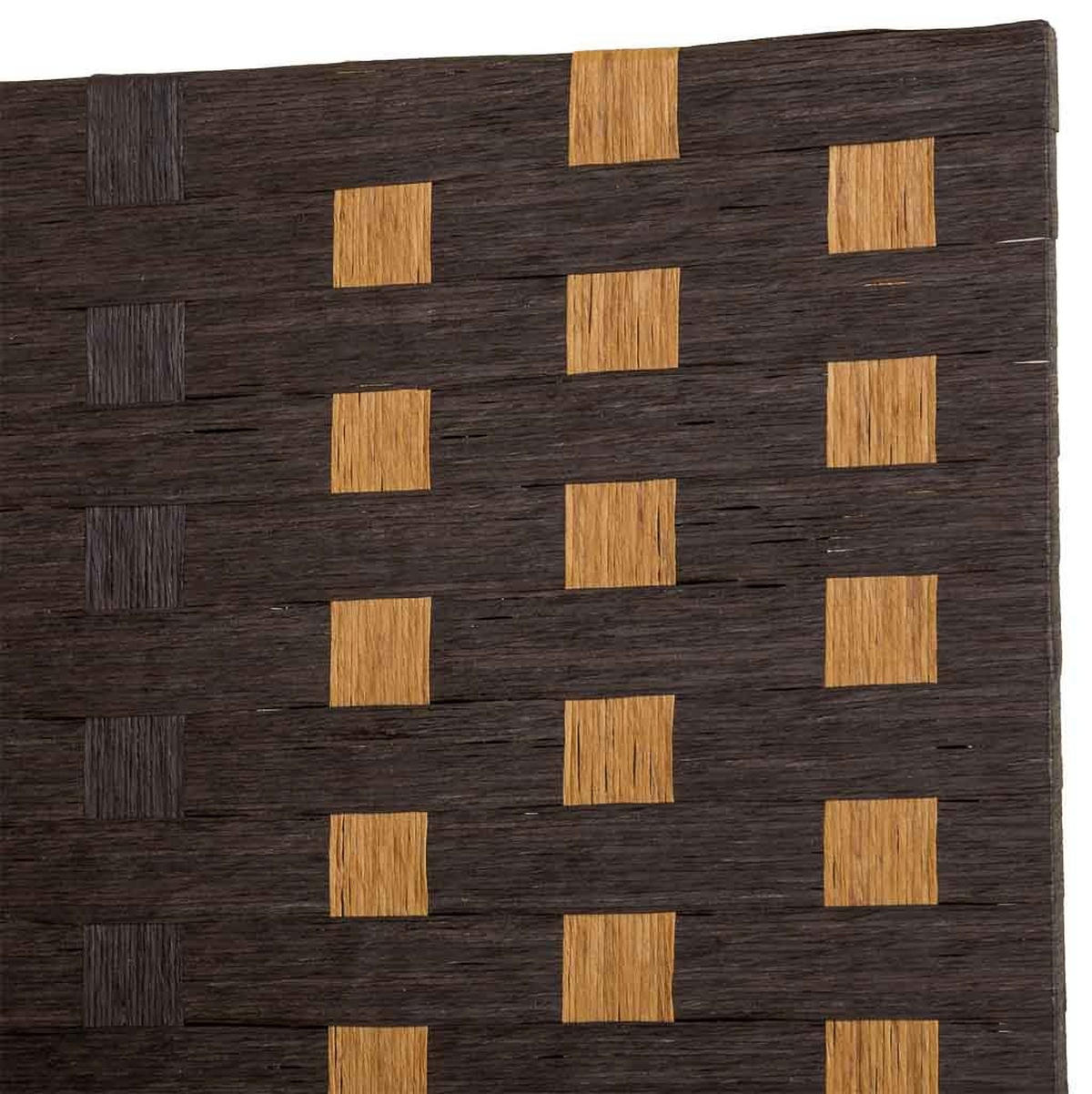 PARAVENT aus geflochtenem Papier mit 4 PANEELE, 3x180cm - Dunkelbraun, Papier (200/180/3cm) - Wanderlust