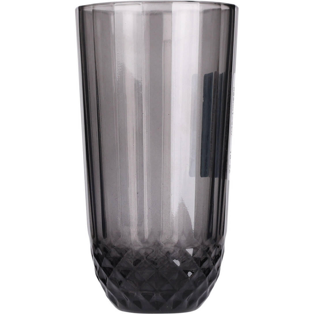 Excellent Houseware TRINKGLAS Grau 345 ml