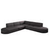 ECKSOFA Designer Corner MODENA stoff Poso, viele Farben Dunkelgrau - Dunkelgrau, Holzwerkstoff (285/285cm) - Kaiser Möbel