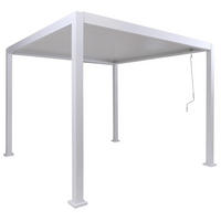 PERGOLA 235x300x300cm Weiß - Weiß, Metall (300/235/300cm) - BERLINLODGE