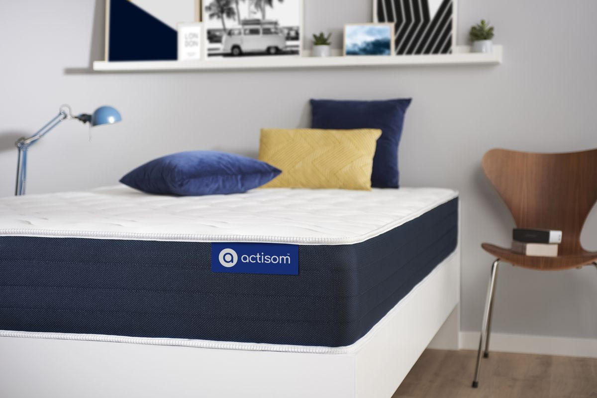MATRATZE Actimemo sleep Memory-Schaum 90 x 190 cm h1 - Weiß, Textil (90/190cm) - ACTISOM