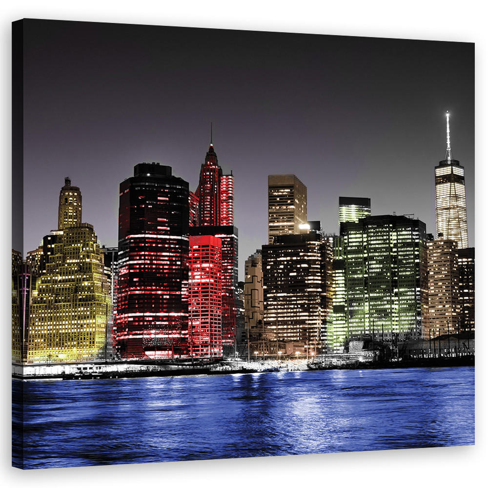 Feeby Wandbild Mehrfarbig 30x30 cm