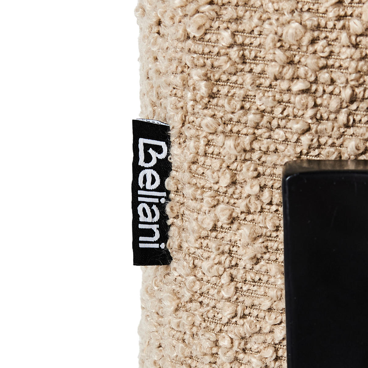 SESSEL Beige Larvik II - Beige/Schwarz, Textil (73/72/66cm) - Beliani