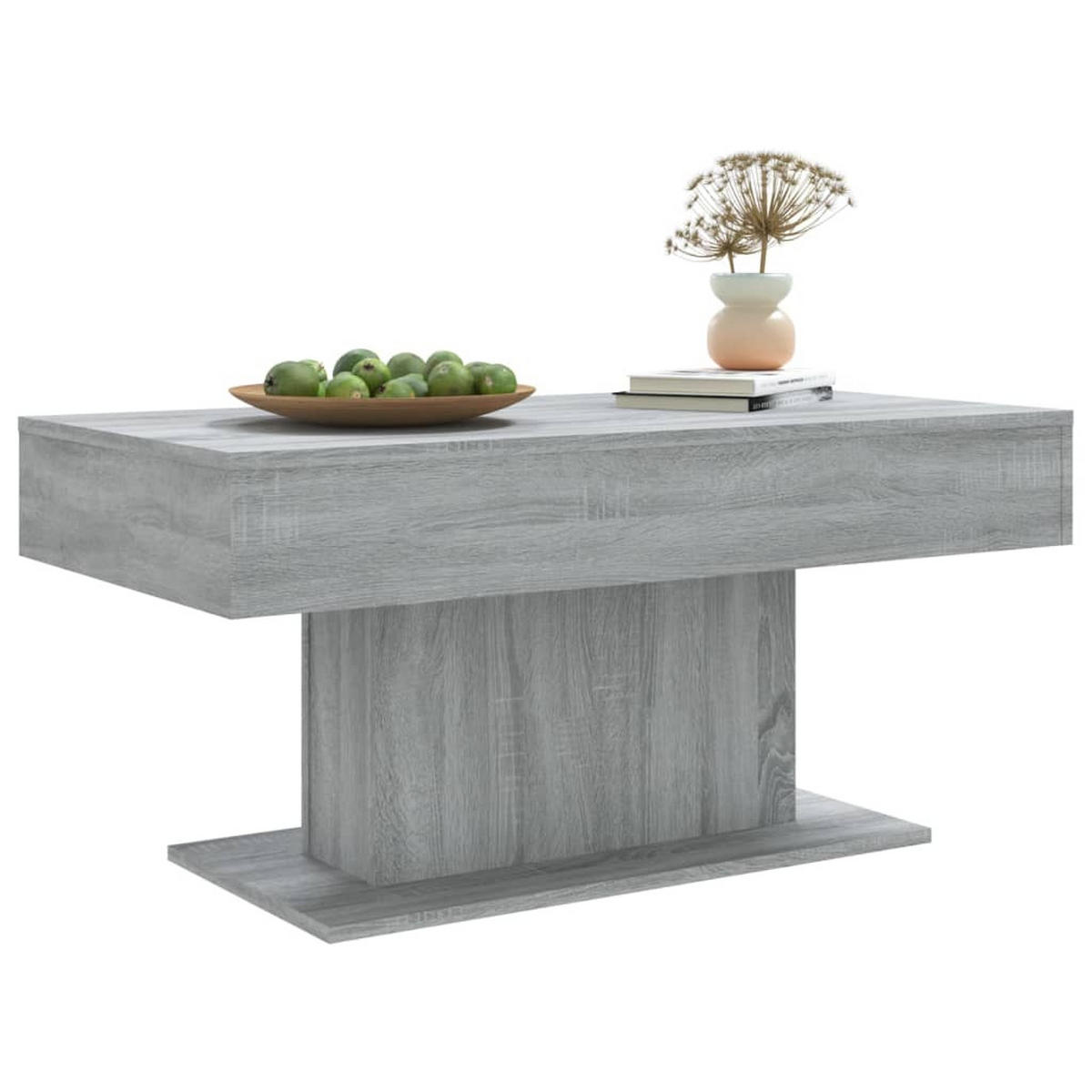 COUCHTISCH Grau Sonoma 96x50x45 cm Holzwerkstoff - Grau, Holzwerkstoff (96/50/45cm) - furnicato