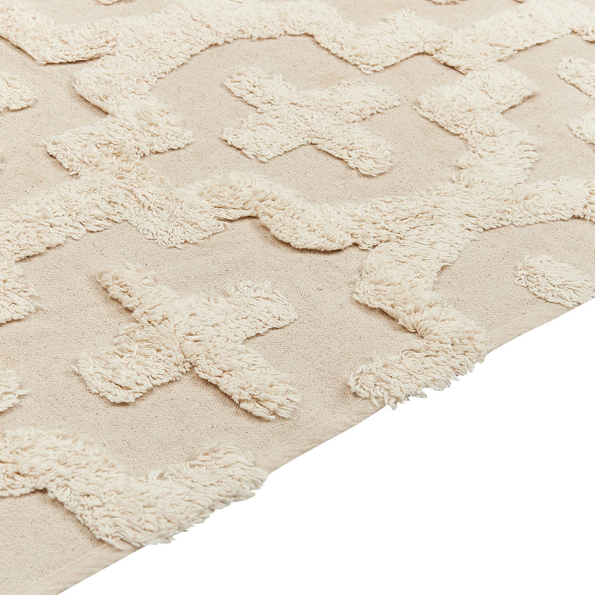KURZFLOR-TEPPICH Itanagar 200/140 cm - Beige, Textil (140/200cm) - Beliani