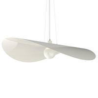 HÄNGELEUCHTE Piuma D90 - Weiß Hochglanz, Metall (90/90/120cm) - Lumicom