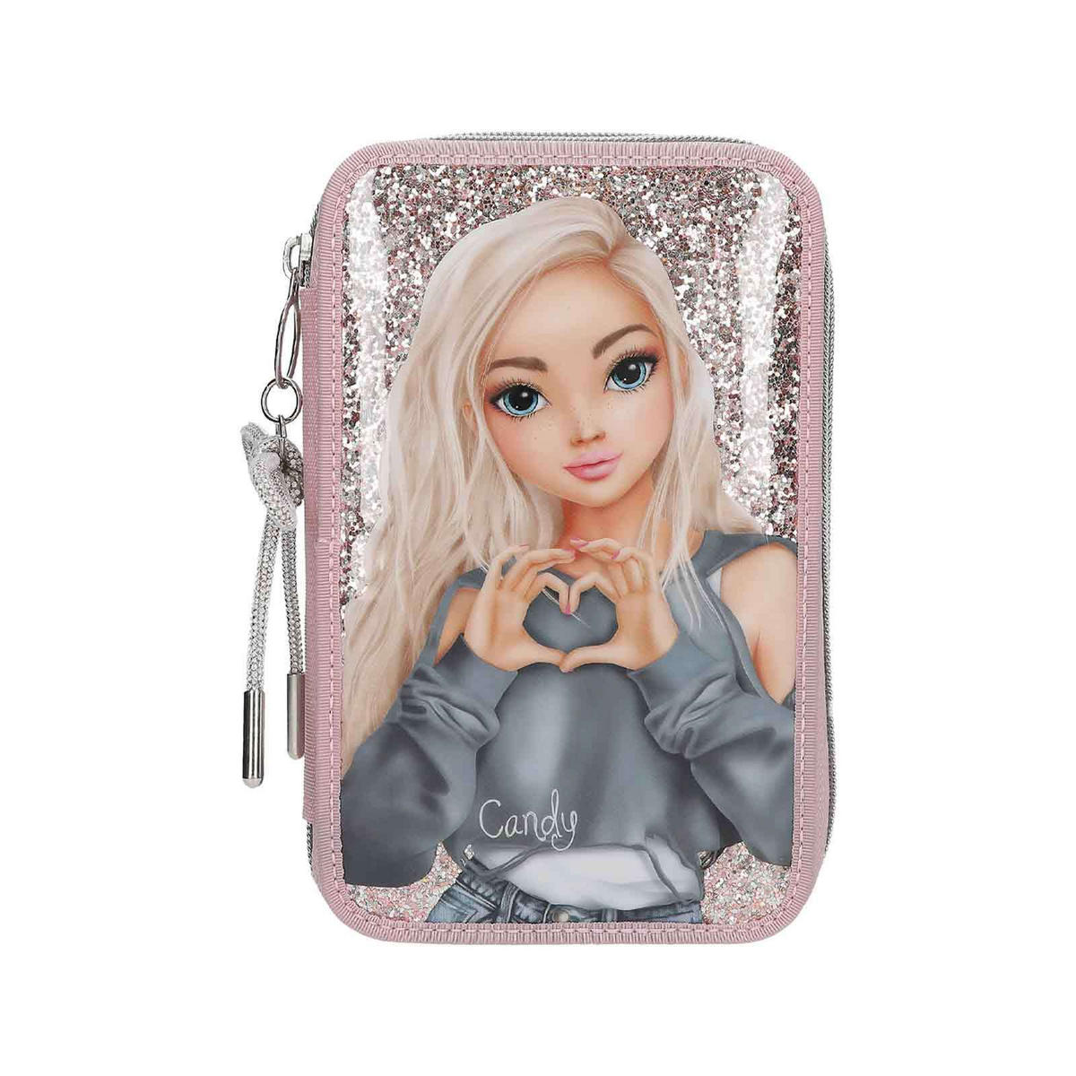 2-FACH FEDERTASCHE MY BFF TOPModel altrosa 5 x 12,5 x 20 cm - Altrosa, Kunststoff (12.5/20/5cm) - Depesche Germany