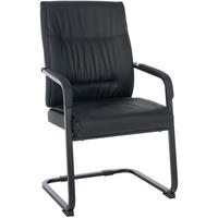 SCHWINGSTUHL Lederlook schwarz/schwarz - Schwarz, Textil/Metall (58/102/65cm) - CLP