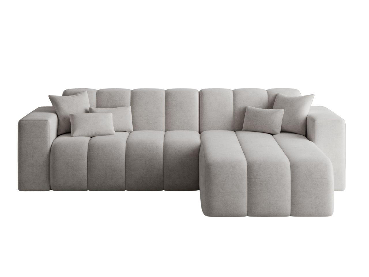 ECKSOFA Nork Grau Rechts - Grau, Holz/Textil (265/180cm) - Graingold