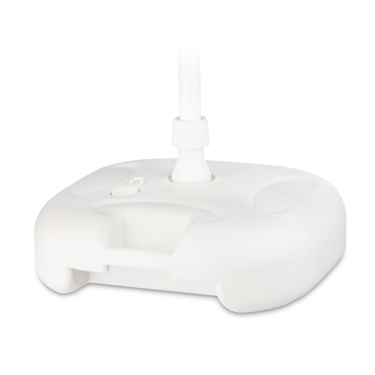 SONNENSCHIRMSTÄNDER - Grau, Kunststoff (43/43cm) - Relaxdays