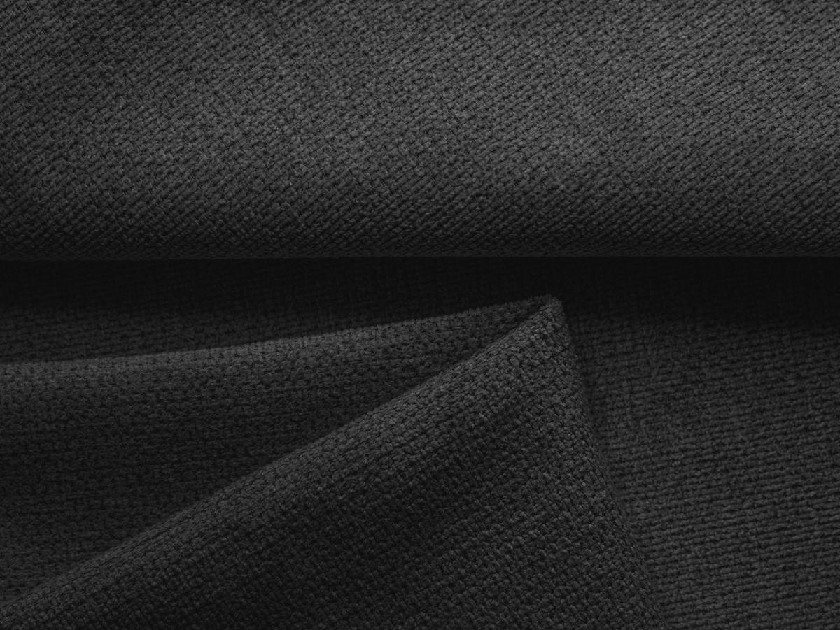 3-SITZER SOFA mit Schlaffunktion Chenille Stoff Schwarz - Anthrazit/Schwarz, Kunststoff/Textil (216/86/105cm) - Makamii