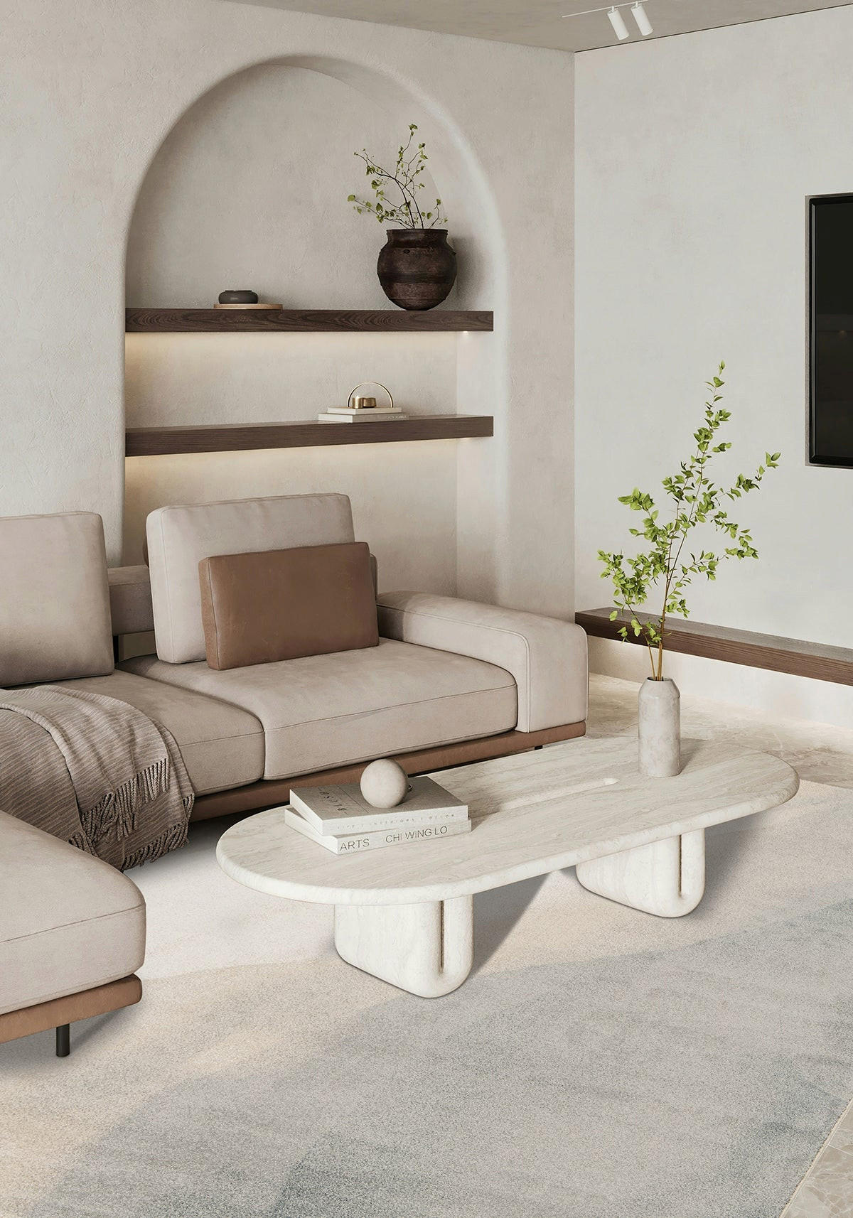 TEPPICH zeitgenössisch aus recycelten Fasern mehrfarbig - Multicolor, Textil (120/170cm) - AFK Living