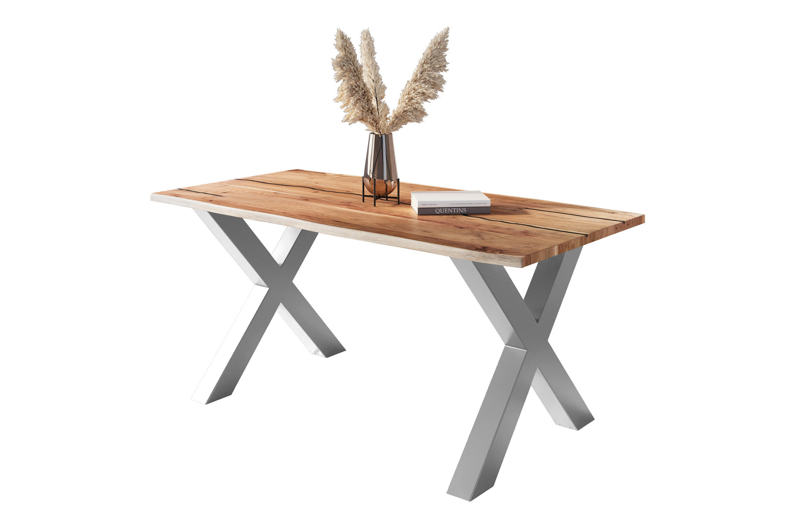 ESSTISCH POLLY - Beige/Naturfarben, Holz (80/140/77cm) - SAM