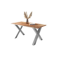 ESSTISCH POLLY - Beige/Naturfarben, Holz (80/140/77cm) - SAM