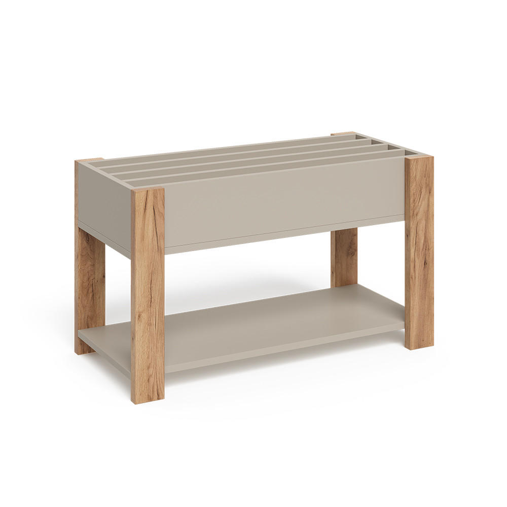 DĚTSKÁ POLICE Malia Kašmír/Řemeselné - kašmírová, kompozitní dřevo (80/46/37cm) - VitaliSpa