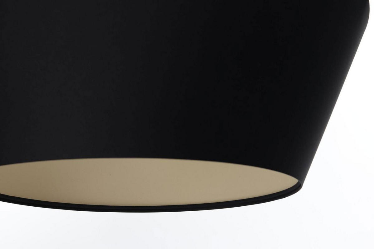 HÄNGELEUCHTE Schwarz 50/40 cm - Schwarz, Kunststoff (50/1.3/40cm) - ONZENO