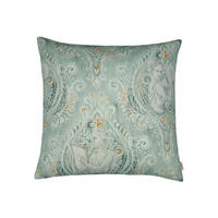 KISSENHÜLLE Hellas salbei 100% Baumwolle 50/50 cm - Salbeigrün, Textil (50/50cm) - beties Heimtextil