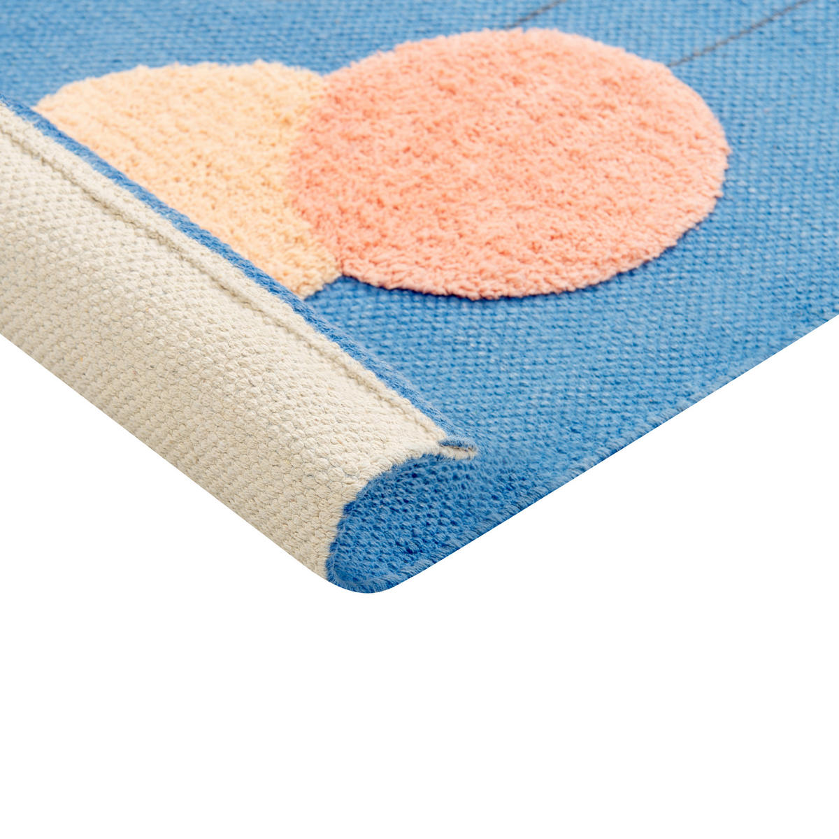 KINDERTEPPICH Balabang 150/80 cm - Blau, Textil (80/150cm) - Beliani