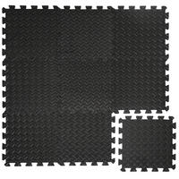 PUZZLEMATTE – 9er Set, 30/30 /1 cm, Schwarz - Schwarz, Kunststoff (30/30cm) - eyepower