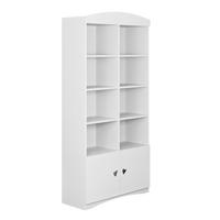 KINDERREGAL Julia Weiß 90\188\36 - Weiß, Holzwerkstoff (90/188/36cm) - RAUMHIRSCH FURNITURE