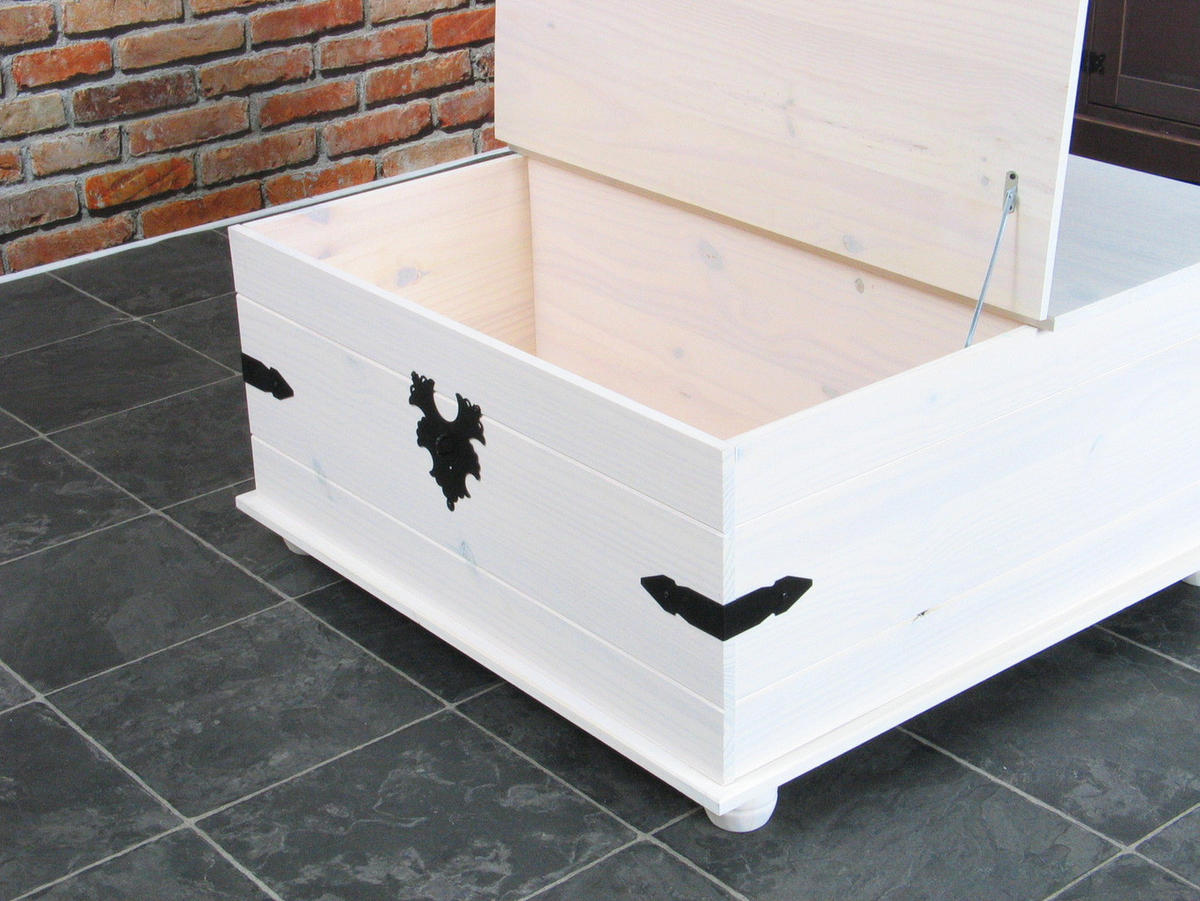 COUCHTISCH mit 5 Schubladen 91x91 weiß/wachs - Braun, Holzwerkstoff (92/92/45cm) - ebuy24