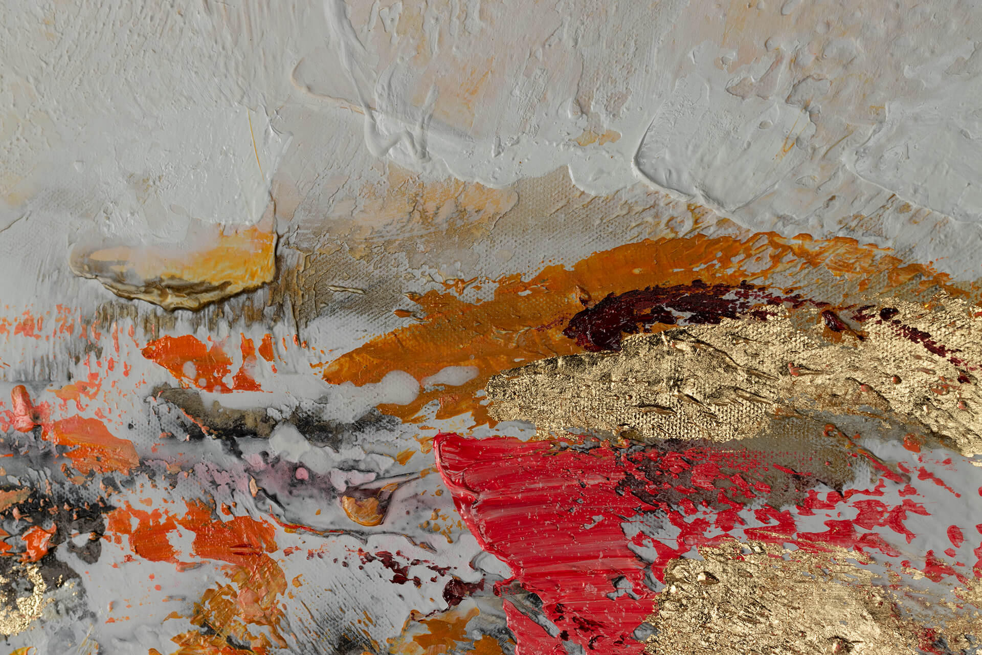 ÖLGEMÄLDE 120/80 cm - Beige/Weiß, Holz/Textil (2.28/80cm) - KUNSTLOFT