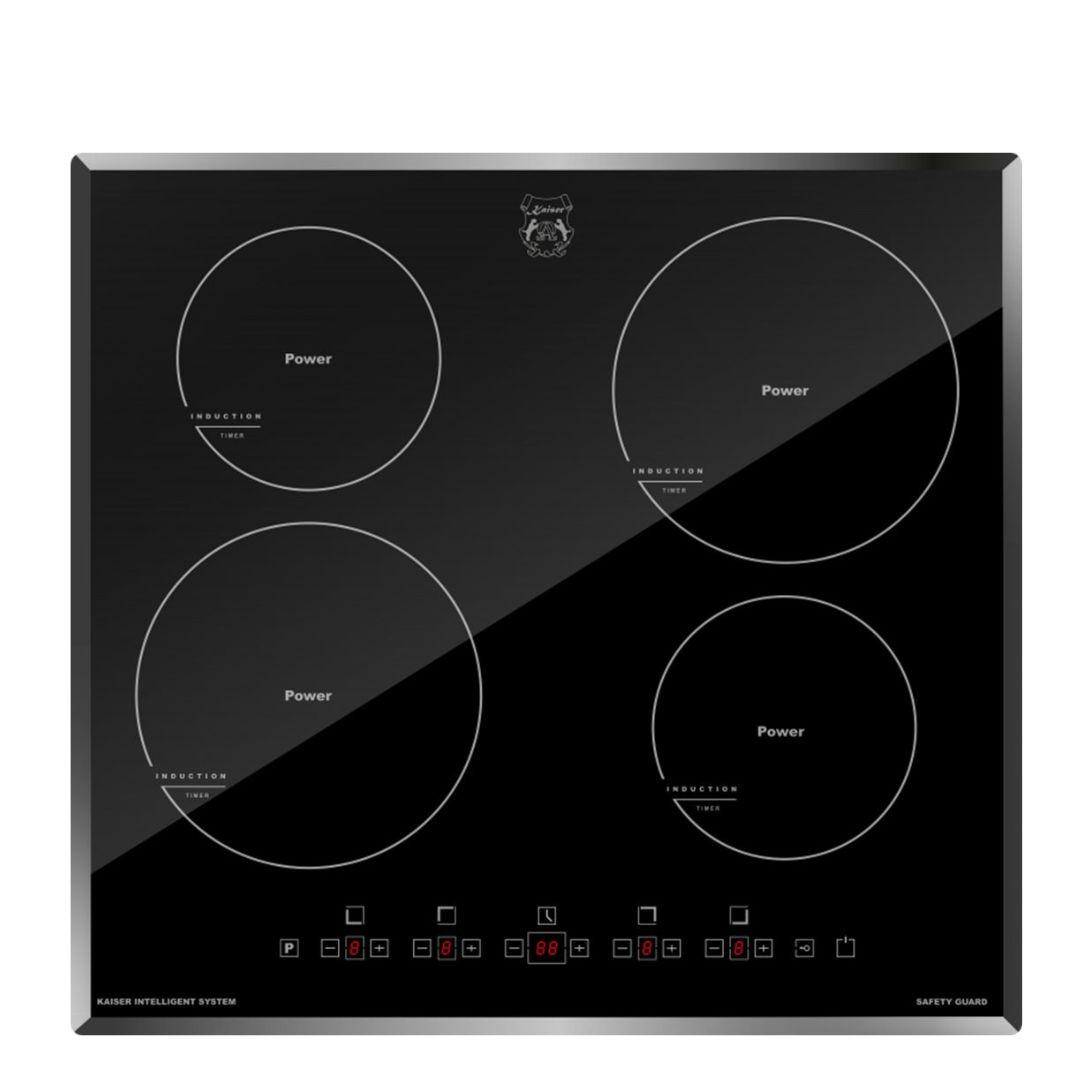 INDUKTIONS-KOCHFELD KCT 6105 FI, Schwarz, 60cm - Schwarz, Metall (90/119/50cm) - Kaiser Küchengeräte