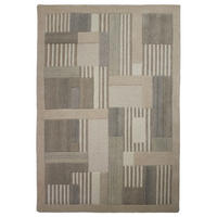 WOLLTEPPICH EDALE, geometrisch, Natur, 200 x 300 cm - Beige, Textil (200/300cm) - KADIMA DESIGN
