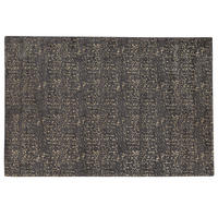 KURZFLOR-TEPPICH Esel 200/140 cm - Grau, Naturmaterialen (140/200cm) - Beliani