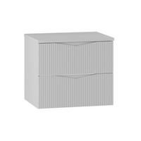 WASCHTISCHUNTERSCHRANK 60.6cm Tao Weiß - Weiß, Holzwerkstoff (60.6/52.2/46.5cm) - Petits-meubles