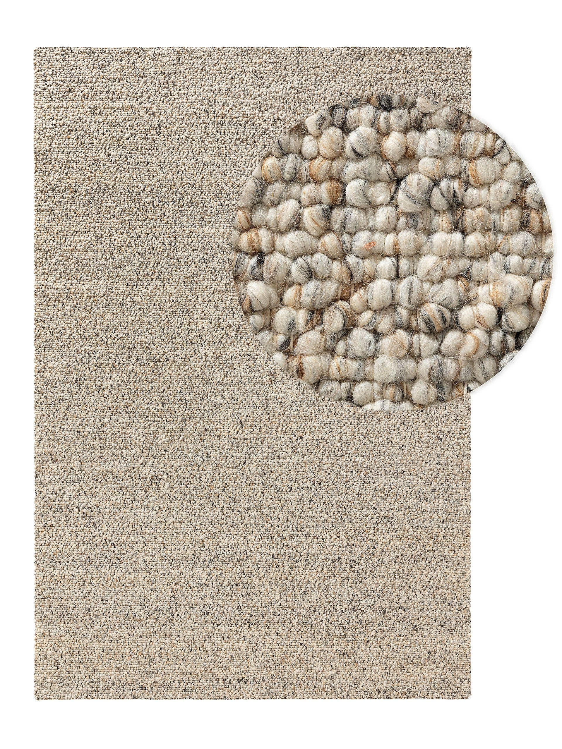 WOLLTEPPICH Patch Multicolor 160x230 cm - Multicolor, Textil (160/230cm) - benuta Pure