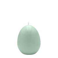 EIKERZEN Seemoos Seafoam, 60 x Ø 45 mm, 6 Stück - Eukalyptusholzfarben, Paraffin (4.5/6/6cm) - Kopschitz Kerzen