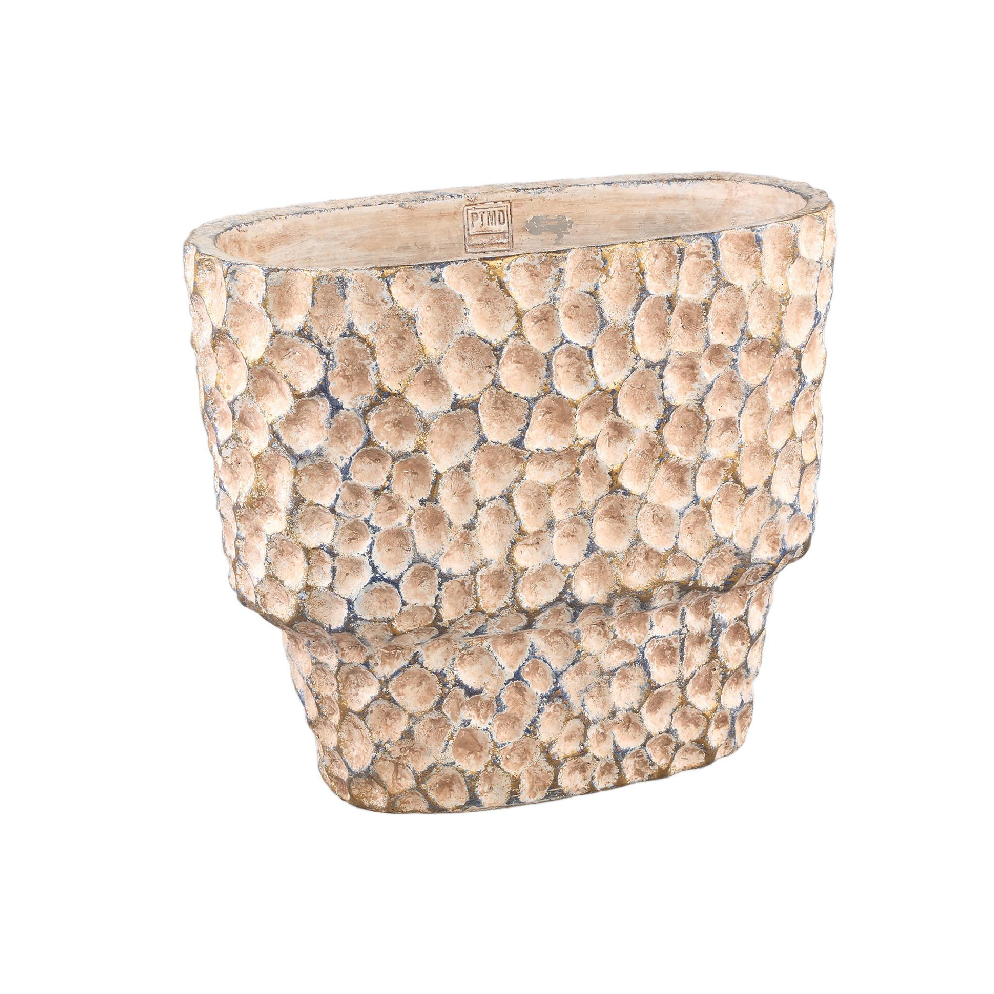 TOPF Liselot Braun 40/20/36cm - Braun, Stein (36cm) - PTMD Collection