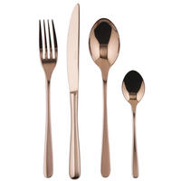 BESTECKSET Taste - Kupfer - 24-teilig / 6 Personen - Bronzefarben, Metall - Sambonet