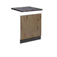 FRONTBLENDE R-Line Artisan-Eiche 60 cm, AP Anthrazit - Anthrazit/Eiche Artisan, Holzwerkstoff (60/57.2/1.6cm) - Vicco