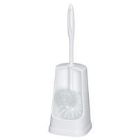 WC-BÜRSTE mit Reinigung Simple 12,5/12,5/40 cm - Weiß, Kunststoff (12.5/40/12.5cm) - Wenko