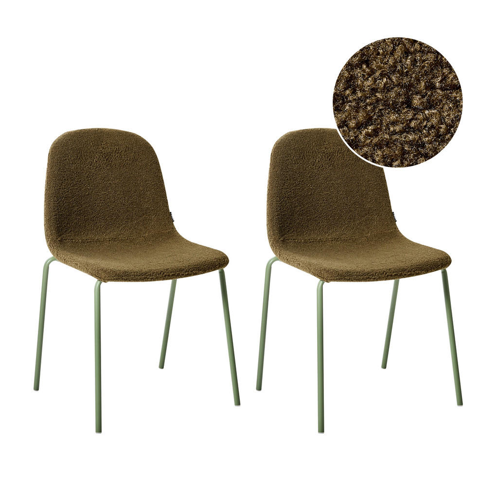 SCAUN DE CONFERINȚĂ set de 2 verde Loma