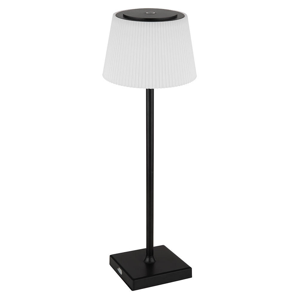 LED TISCHLEUCHTE Gregoir Weiß - Weiß, Metall (13.1/13.1/38cm) - Globo Lighting