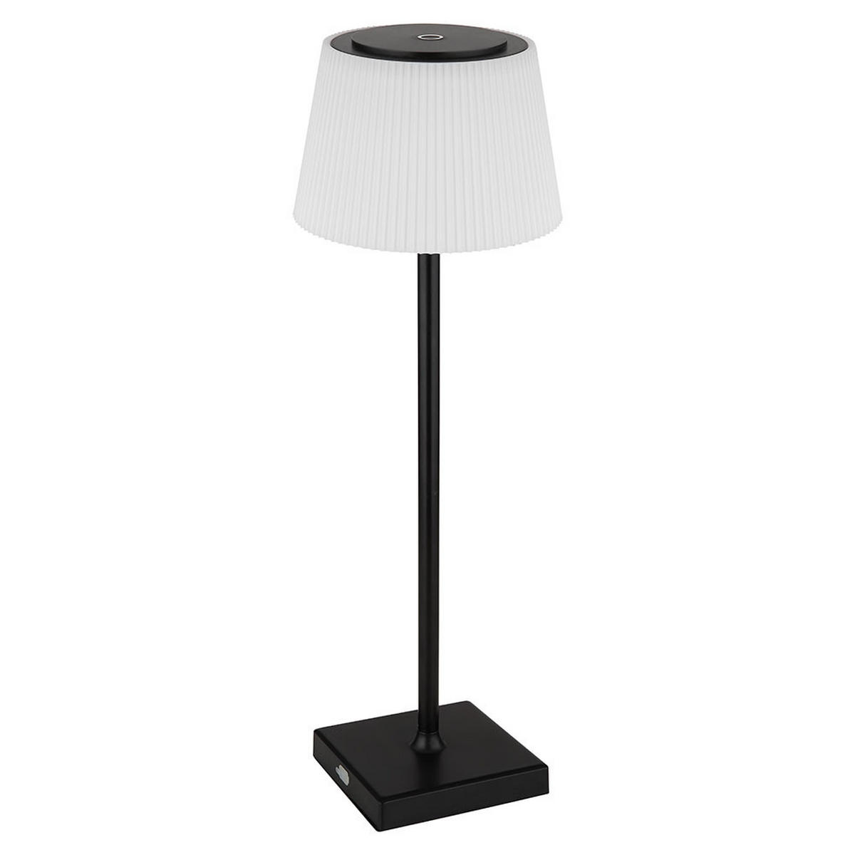 LED TISCHLEUCHTE Gregoir Weiß - Weiß, Metall (13.1/13.1/38cm) - Globo Lighting