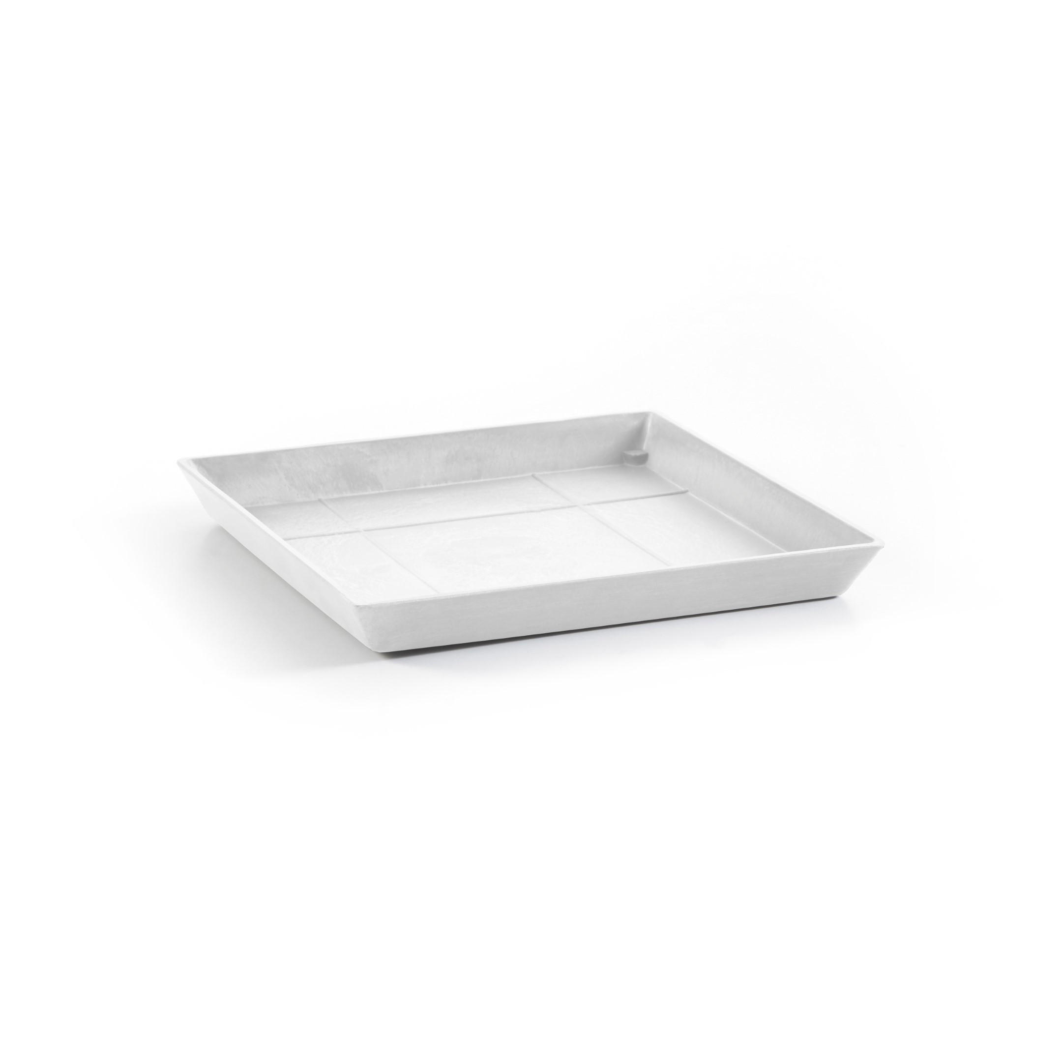 Ecopots Blumentopfuntersetzer Weiß 3 cm