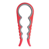 DECKELÖFFNER Schraubglasöffner & Flaschenöffner - Rot, Kunststoff (8/22/22cm) - KRUMAD