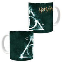 KAFFEEBECHER Harry Potter Heiligtümer des Todes Schwarz 320 ml - Schwarz, Keramik (0.32L) - United Labels