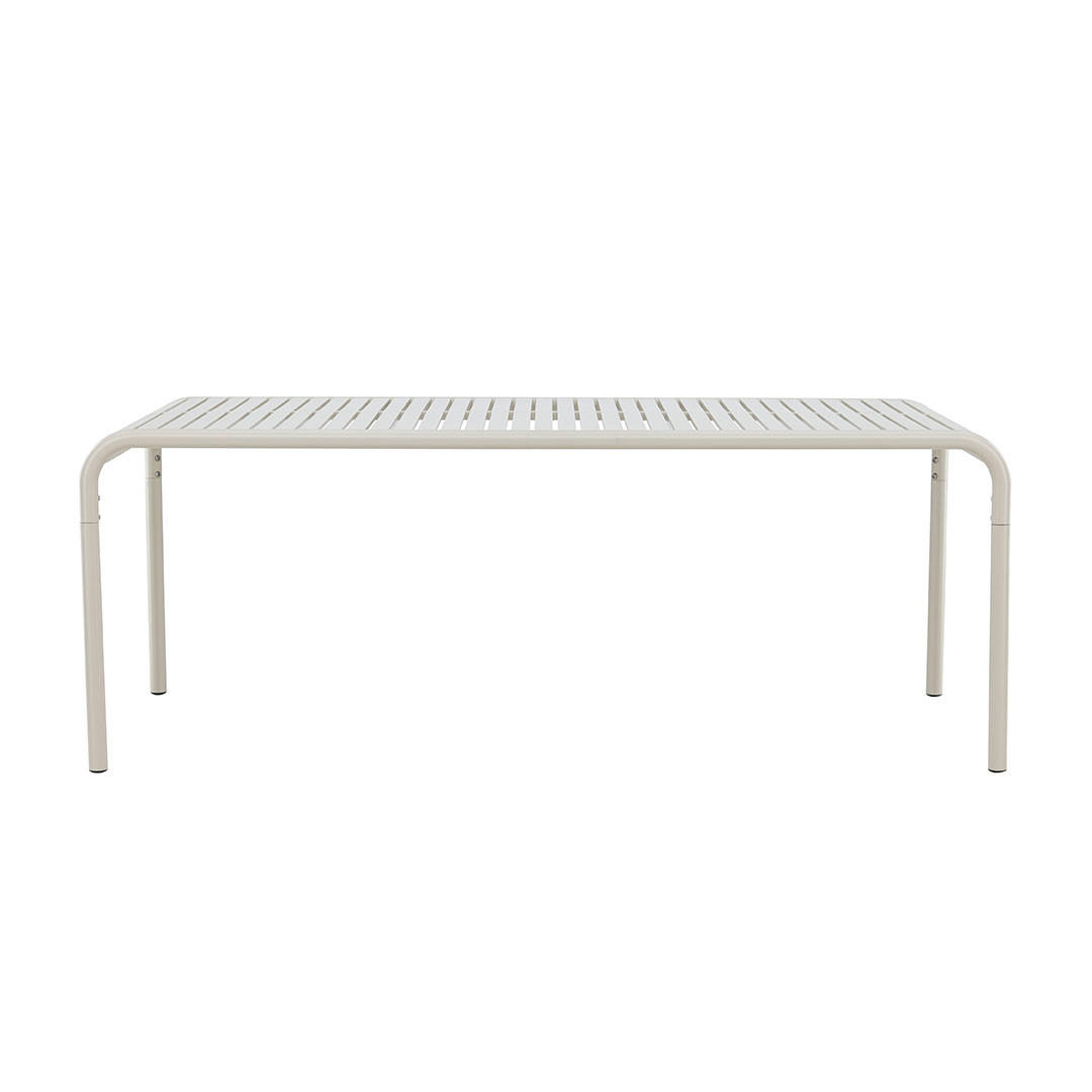 GARTENTISCH, Borneo, Beige, Metall, 100 x 200 x 75 cm - Beige, Metall (200/100/75cm) - ebuy24